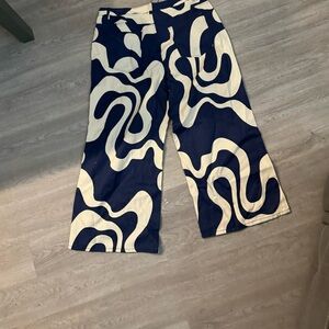 plus sized blue pants